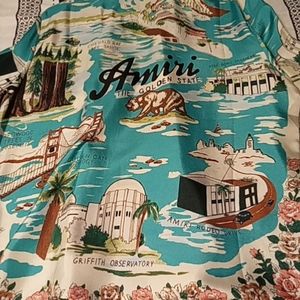 Amiri silk button up shirt